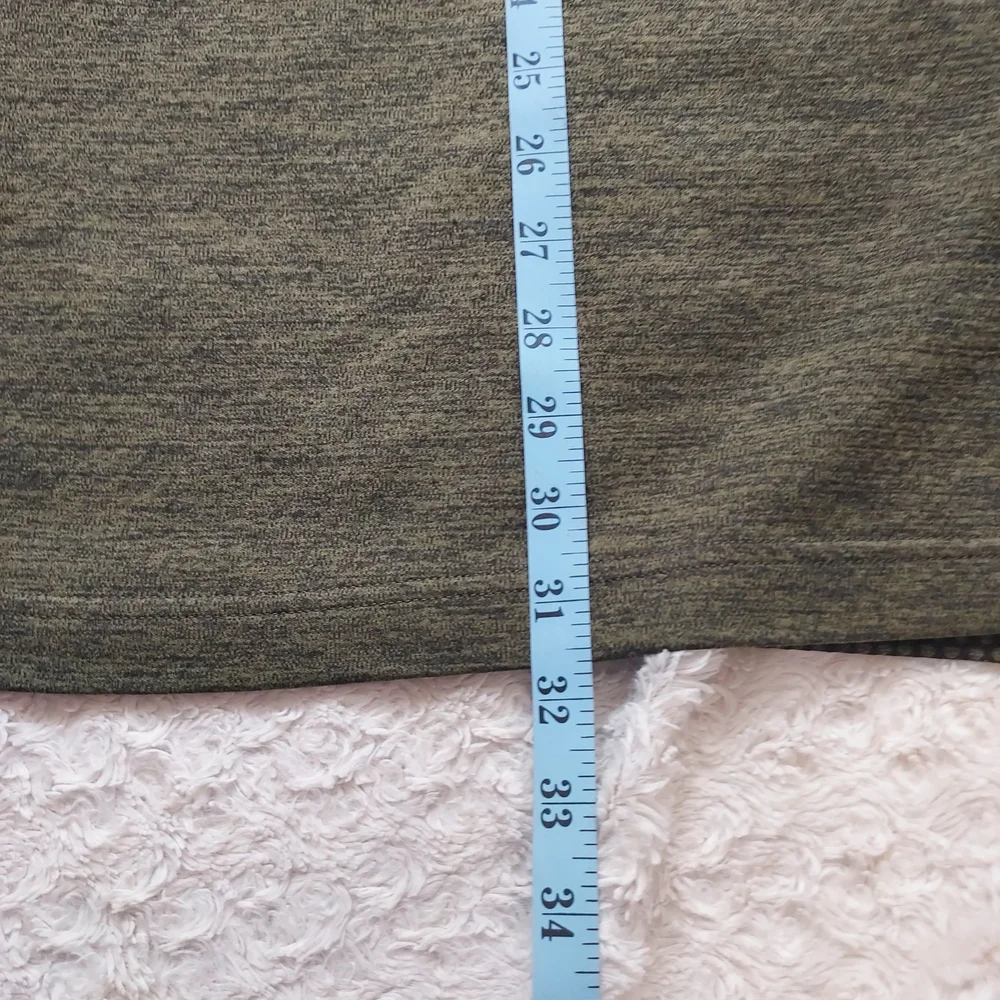 Foundry Supply 4XL Heather Olive Green Long Sleeve Henley Comfy Cool Weather - Picture 6 of 7